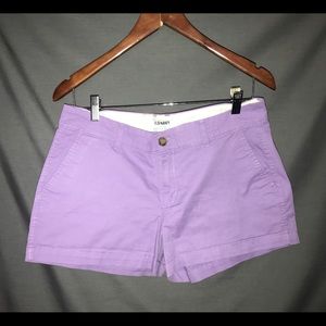 Purple shorts